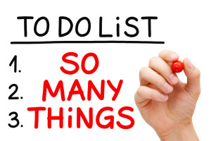 Too Many Things to Do List
