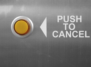 Push to Cancel Button